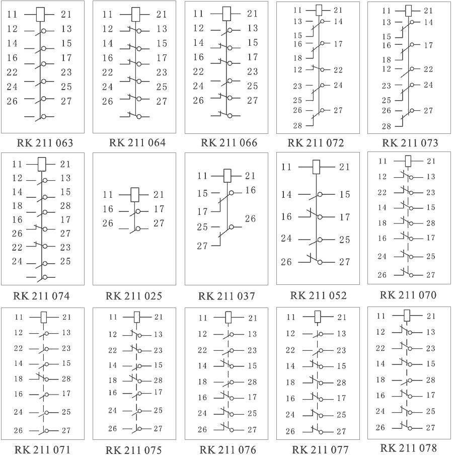 RXMA1-RK211064內(nèi)部接線(xiàn)圖